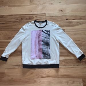 Helmut Lang marble pullover sweatshirt